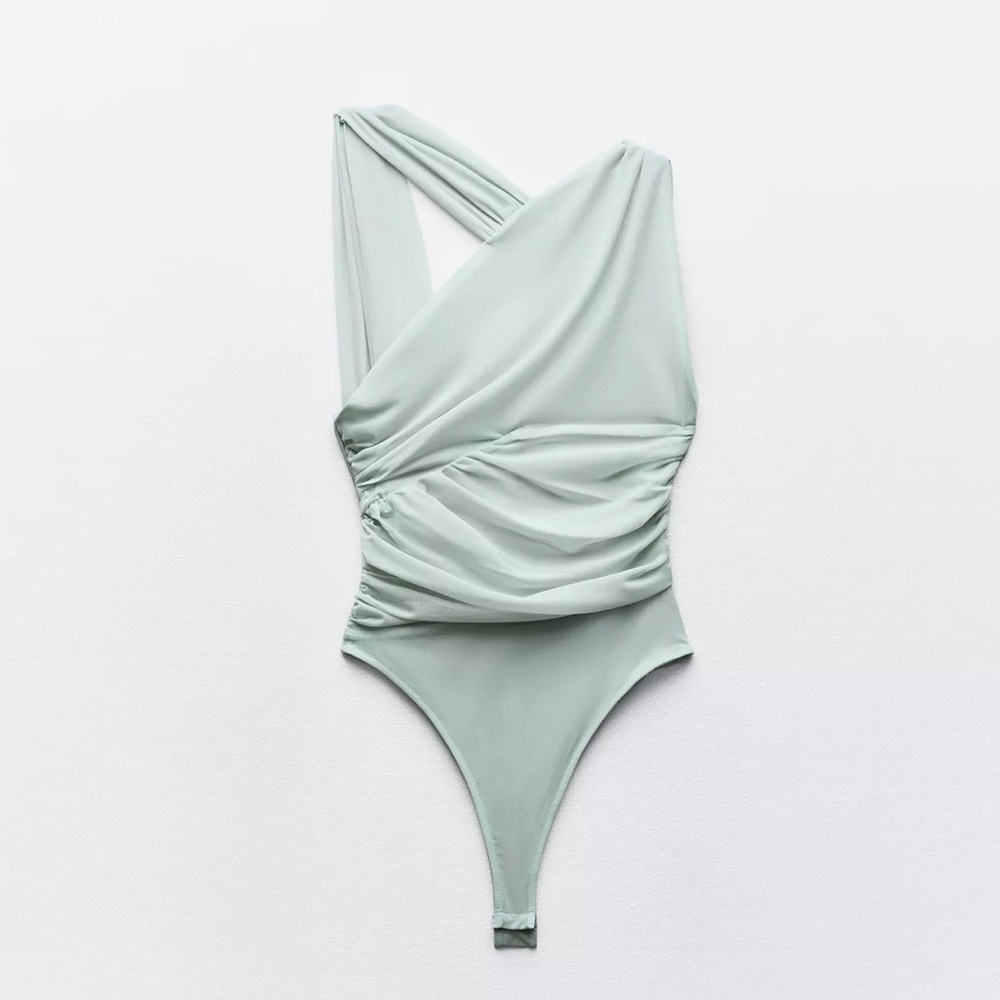 Zara Light Green Bodysuit